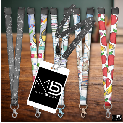 School Themed Lanyard – Personalized Lanyard