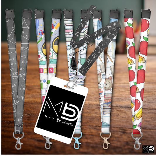 School Themed Lanyard – Personalized Lanyard