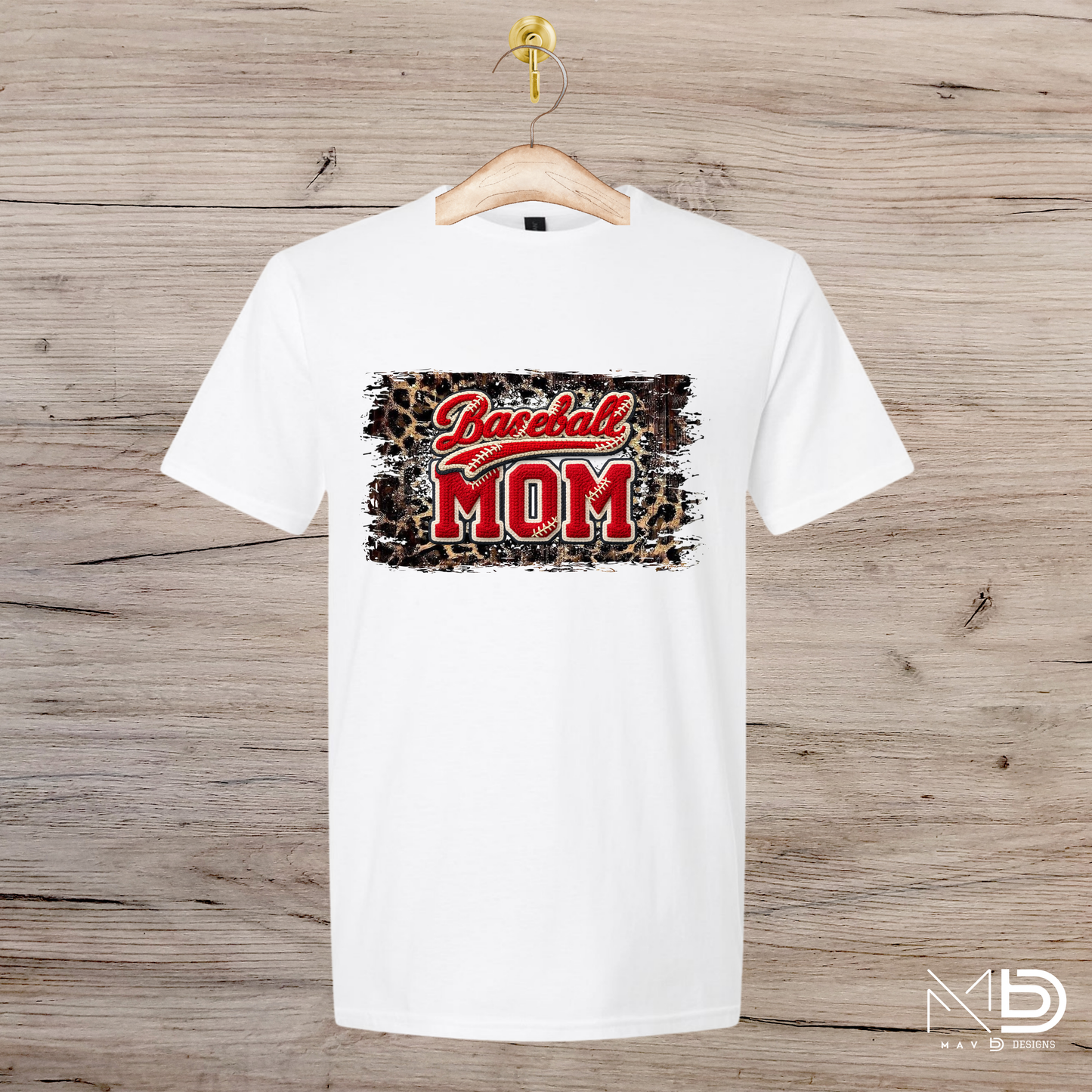 Knitted Baseball Mom Tee