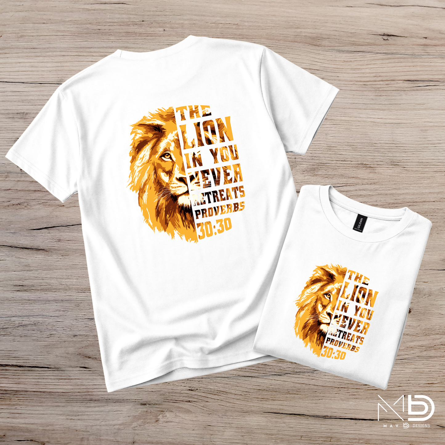 Lion Never Retreats Tee