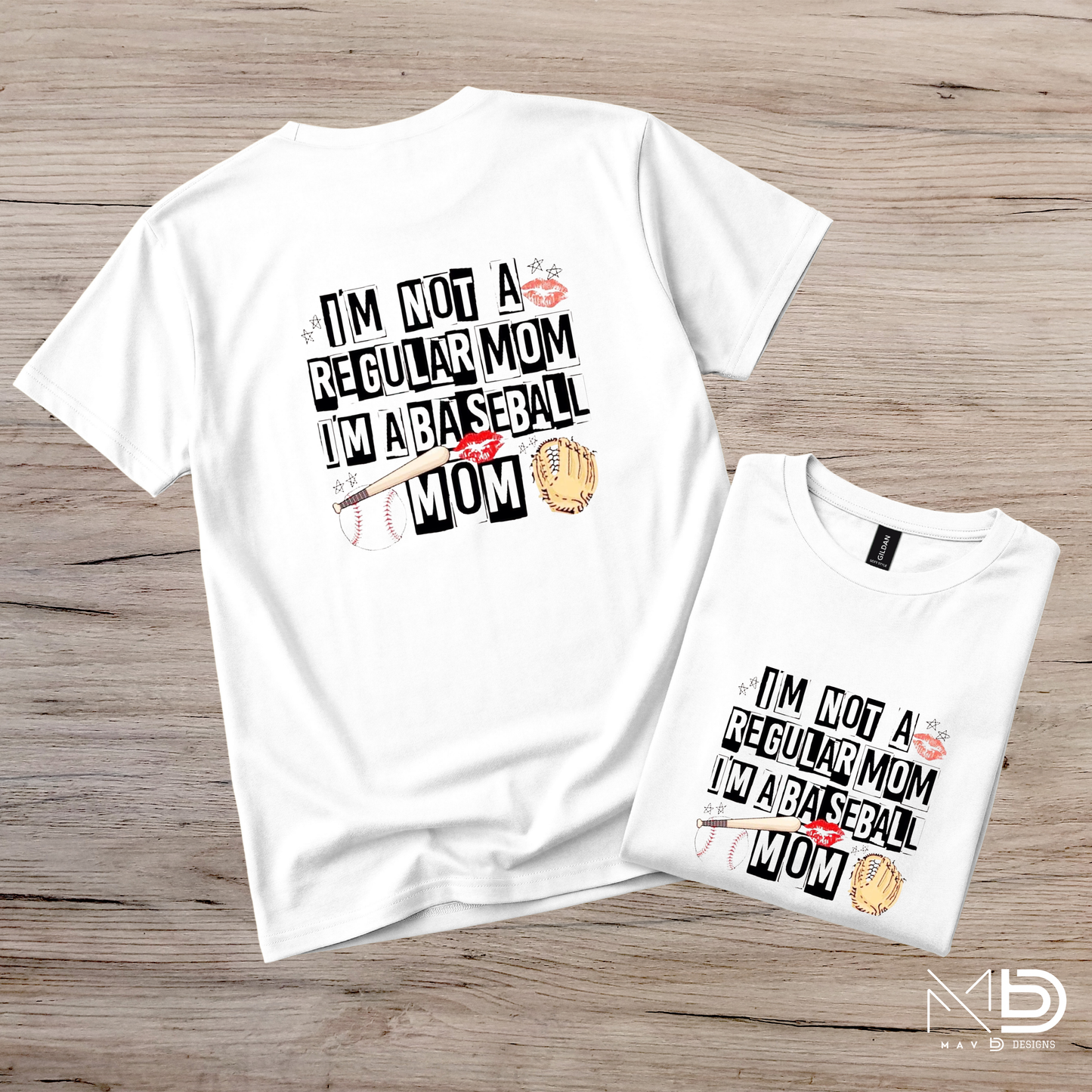 Not Regular Mom Baseball Mom Tee