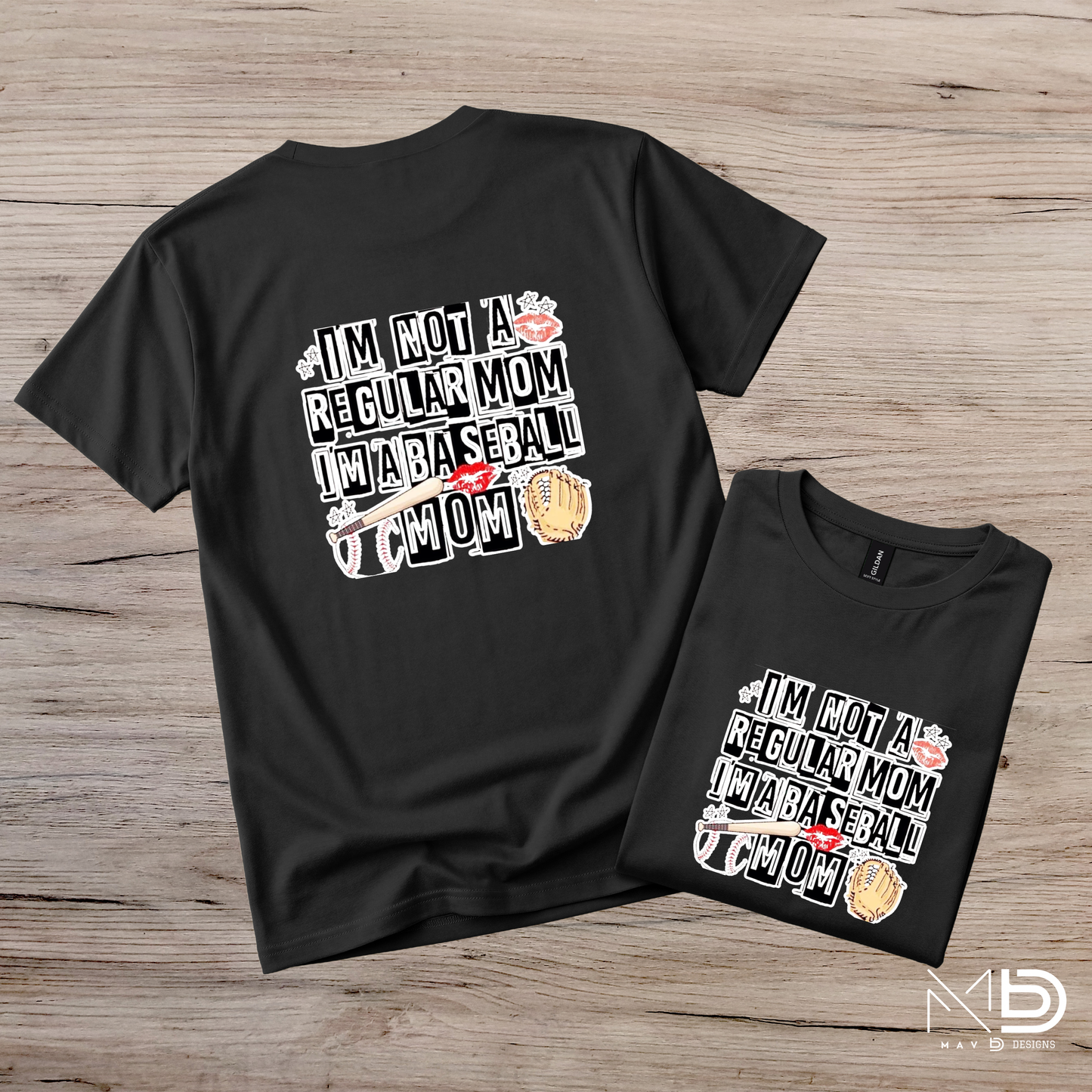 Not Regular Mom Baseball Mom Tee