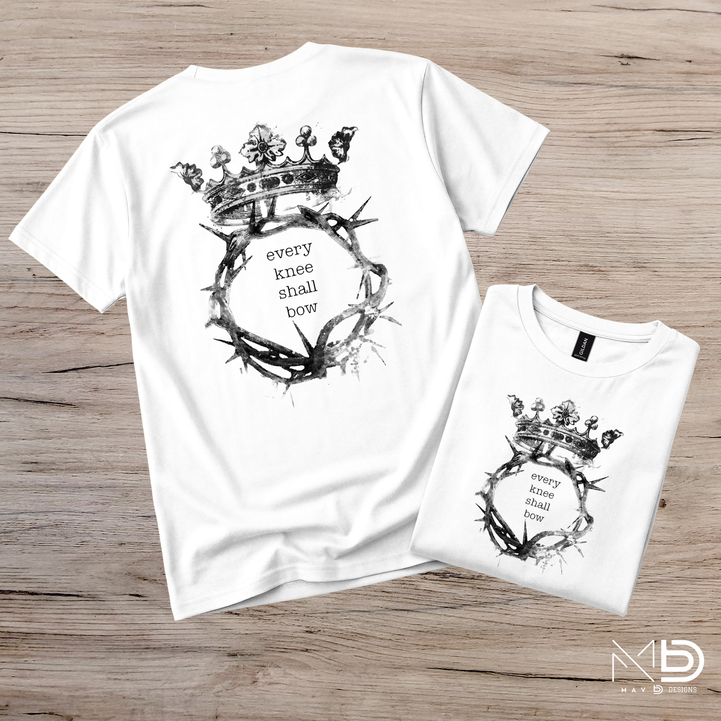 Every Knee Shall Bow Crown Tee