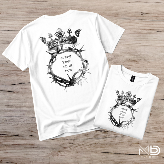 Every Knee Shall Bow Crown Tee