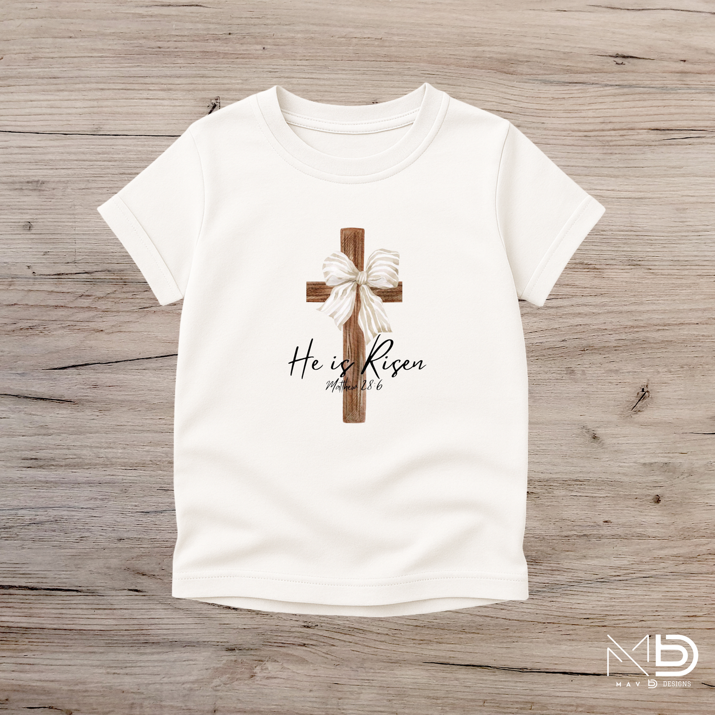 He Is Risen - Cross (Many Colors)