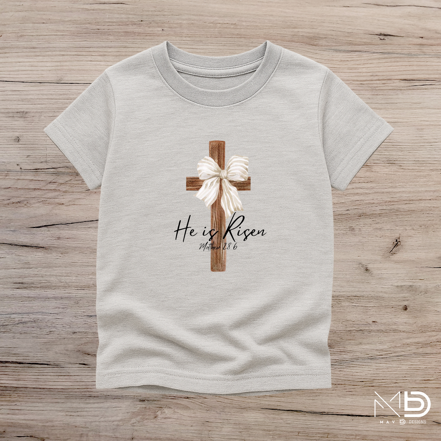 He Is Risen - Cross (Many Colors)