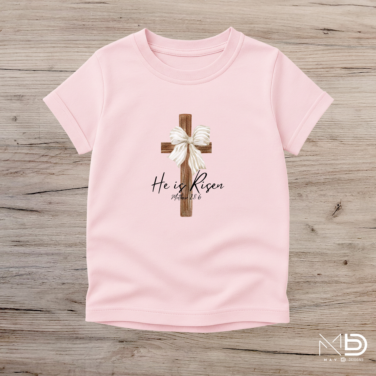He Is Risen - Cross (Many Colors)