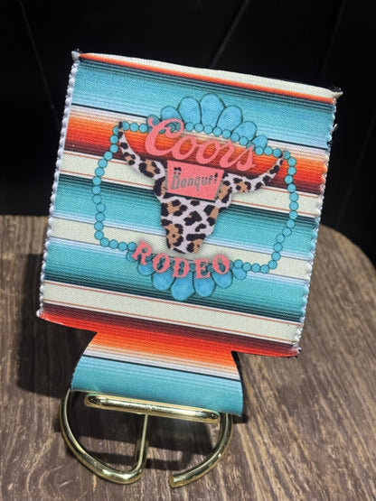 Serape Coors Cowgirl | 12 oz Can Koozie