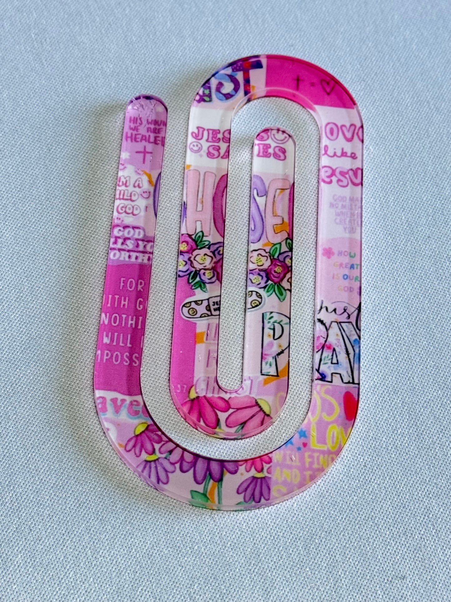 Jumbo Paperclip - Christian (Many Options)