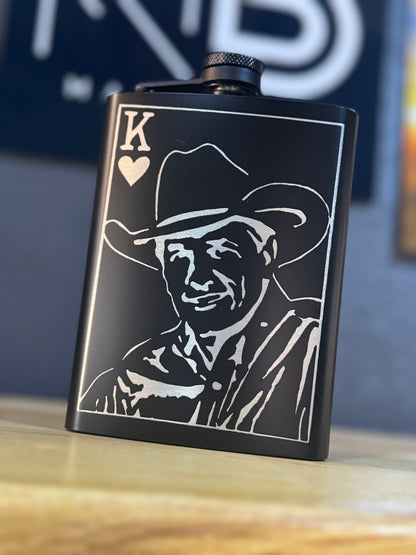 Engraved Flask – King George