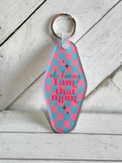 Motel Keychains - Mom Themed (Many Options)
