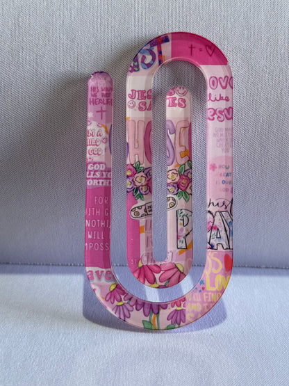 Jumbo Paperclip - Christian (Many Options)