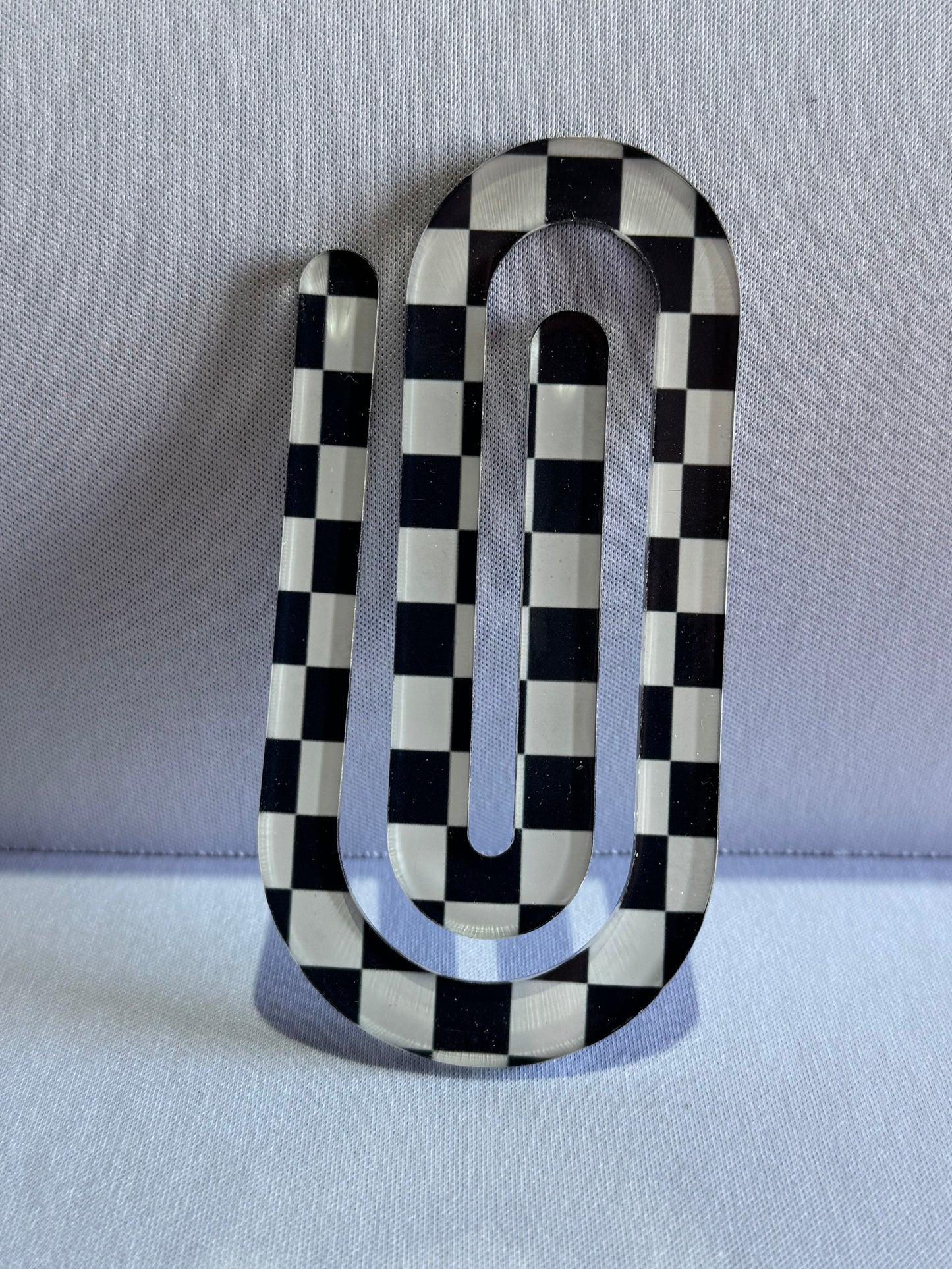 Jumbo Paperclip - Checkered (Many Options)