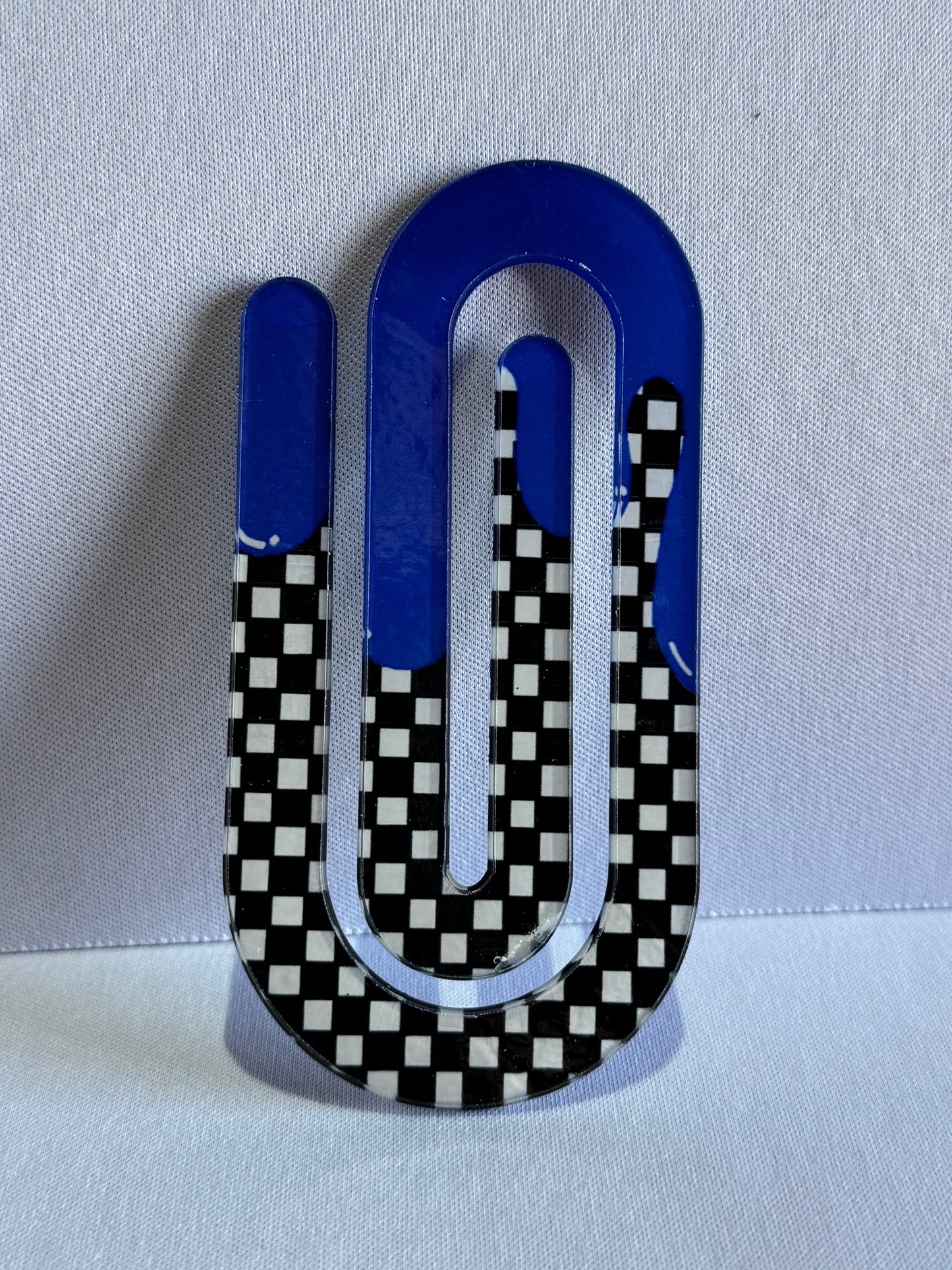 Jumbo Paperclip - Checkered (Many Options)