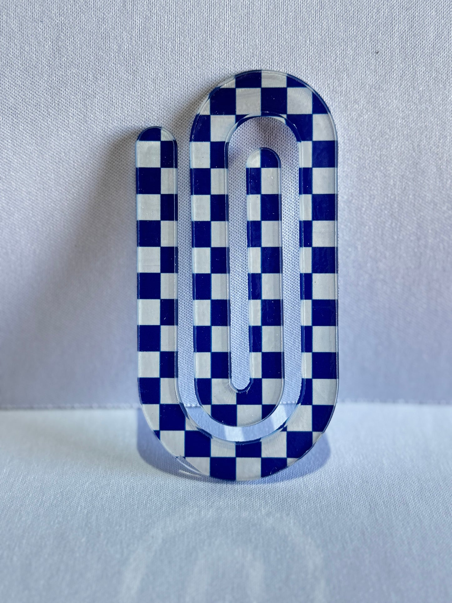 Jumbo Paperclip - Checkered (Many Options)