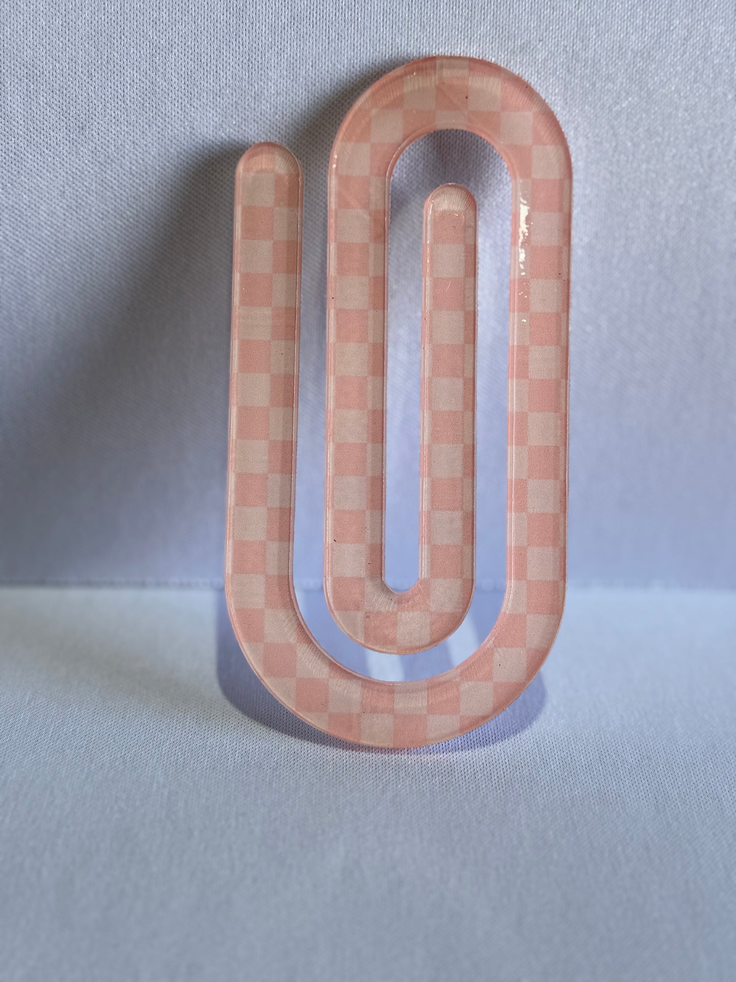 Jumbo Paperclip - Checkered (Many Options)