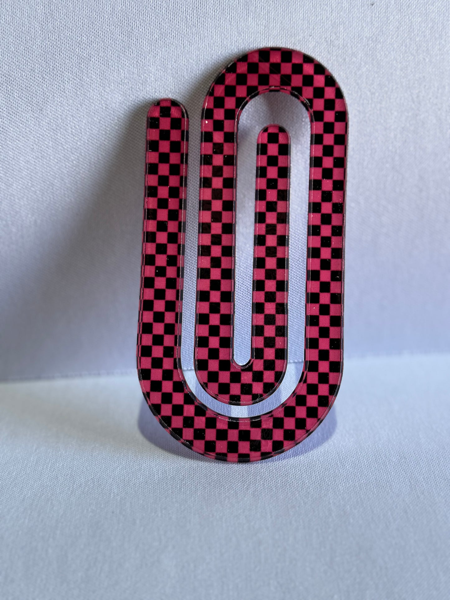 Jumbo Paperclip - Checkered (Many Options)