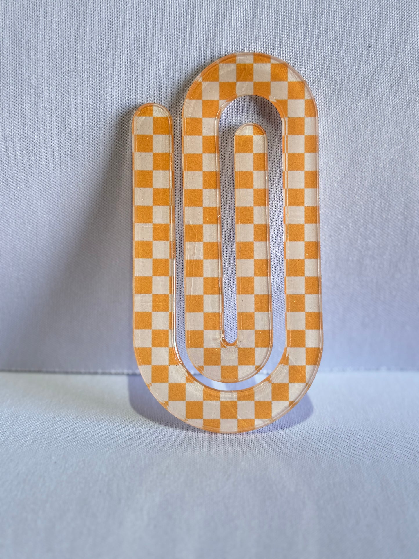 Jumbo Paperclip - Checkered (Many Options)