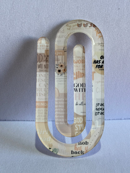 Jumbo Paperclip - Christian (Many Options)