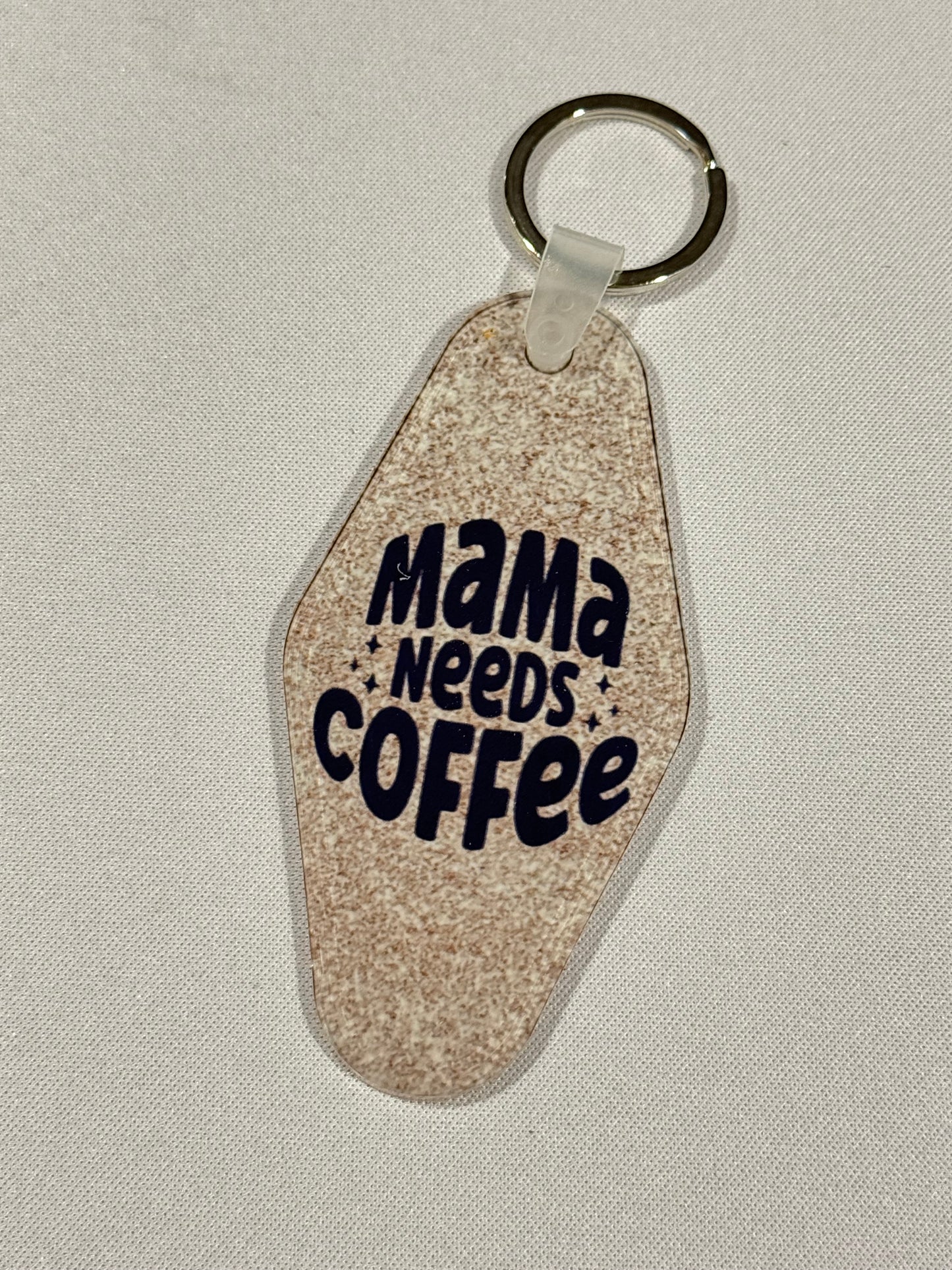 Motel Keychains - Coffee Themed (Many Options)