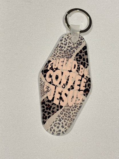 Motel Keychains - Coffee Themed (Many Options)