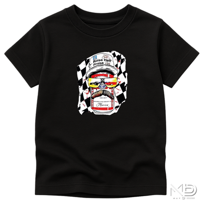 Raise Hell Praise Dale Shirt | Patriotic Racing Beer Can Tee | Redneck America Graphic Shirt