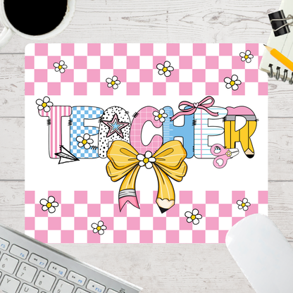 Personalized Teacher Mouse Pad – Custom Name Gift