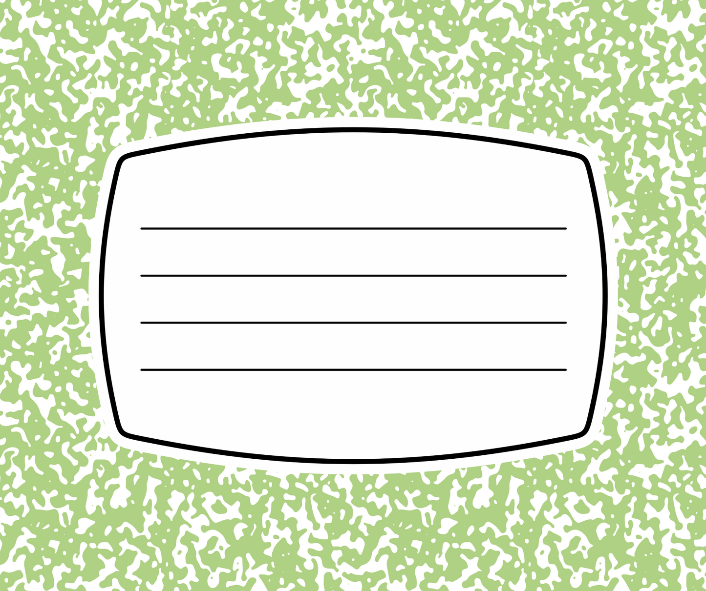Personalized Teacher Mouse Pad - Composition Notebook
