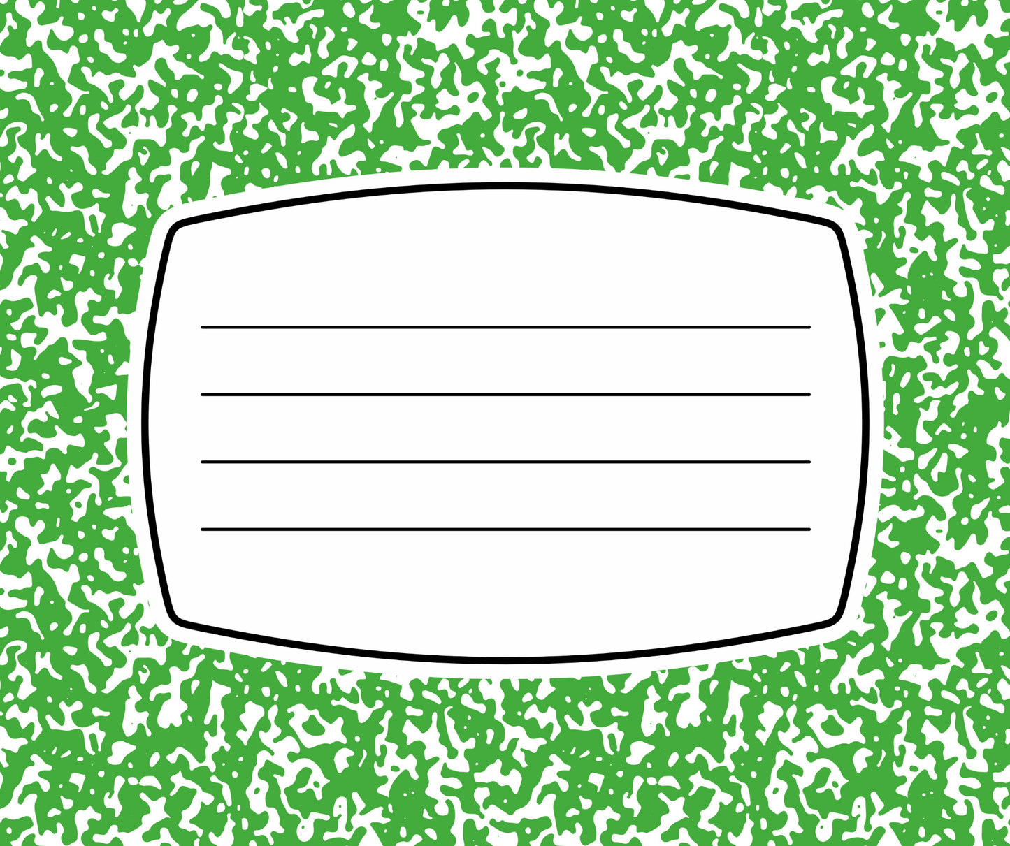 Personalized Teacher Mouse Pad - Composition Notebook