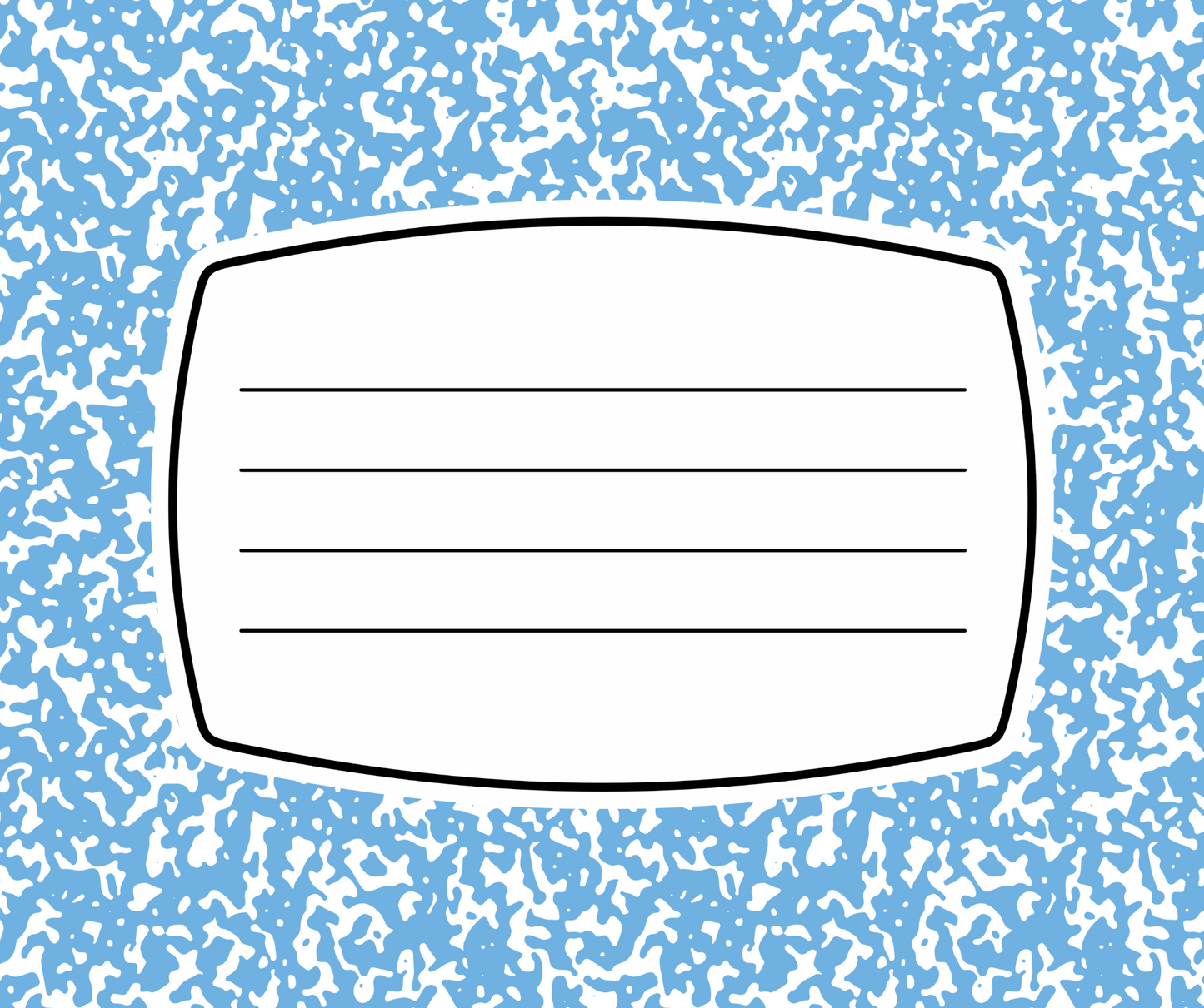 Personalized Teacher Mouse Pad - Composition Notebook