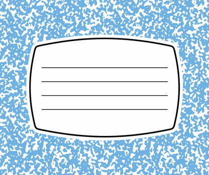 Personalized Teacher Mouse Pad - Composition Notebook