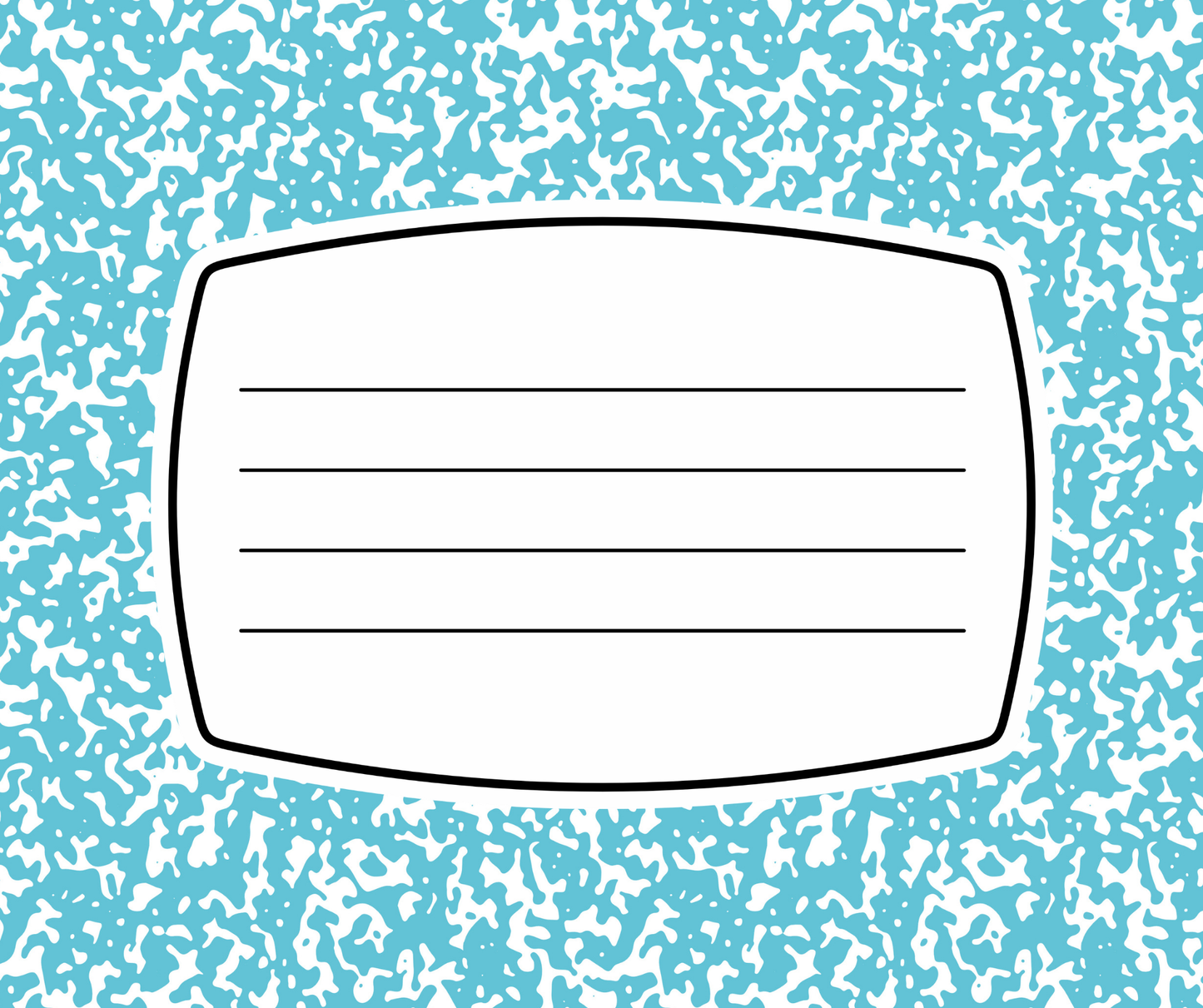 Personalized Teacher Mouse Pad - Composition Notebook