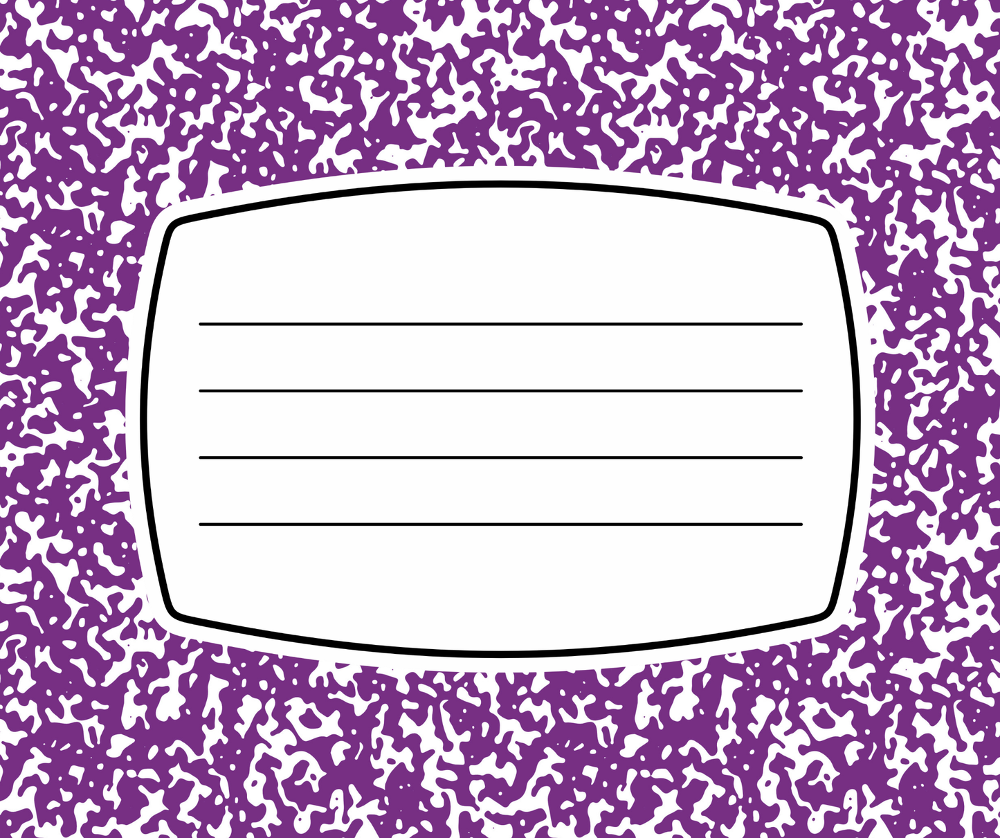 Personalized Teacher Mouse Pad - Composition Notebook