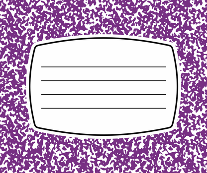 Personalized Teacher Mouse Pad - Composition Notebook