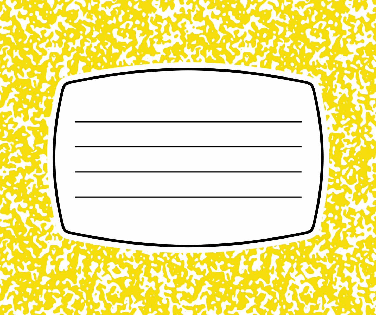 Personalized Teacher Mouse Pad - Composition Notebook