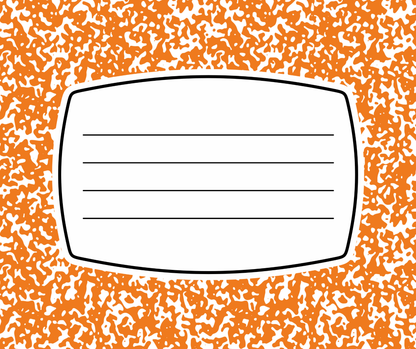 Personalized Teacher Mouse Pad - Composition Notebook