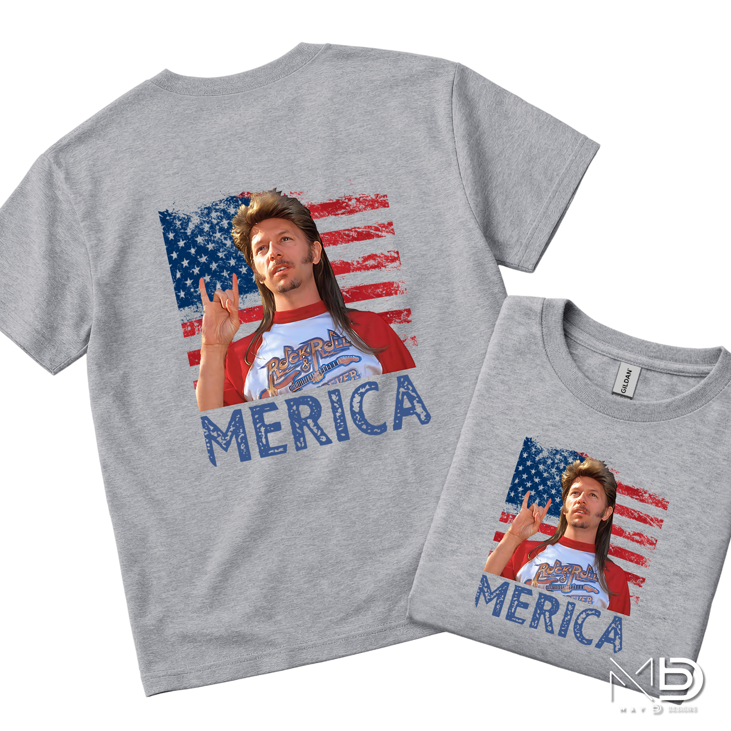 Merica Joe Dirt Shirt | Funny Patriotic Fourth of July Tee | Redneck America Graphic T-Shirt