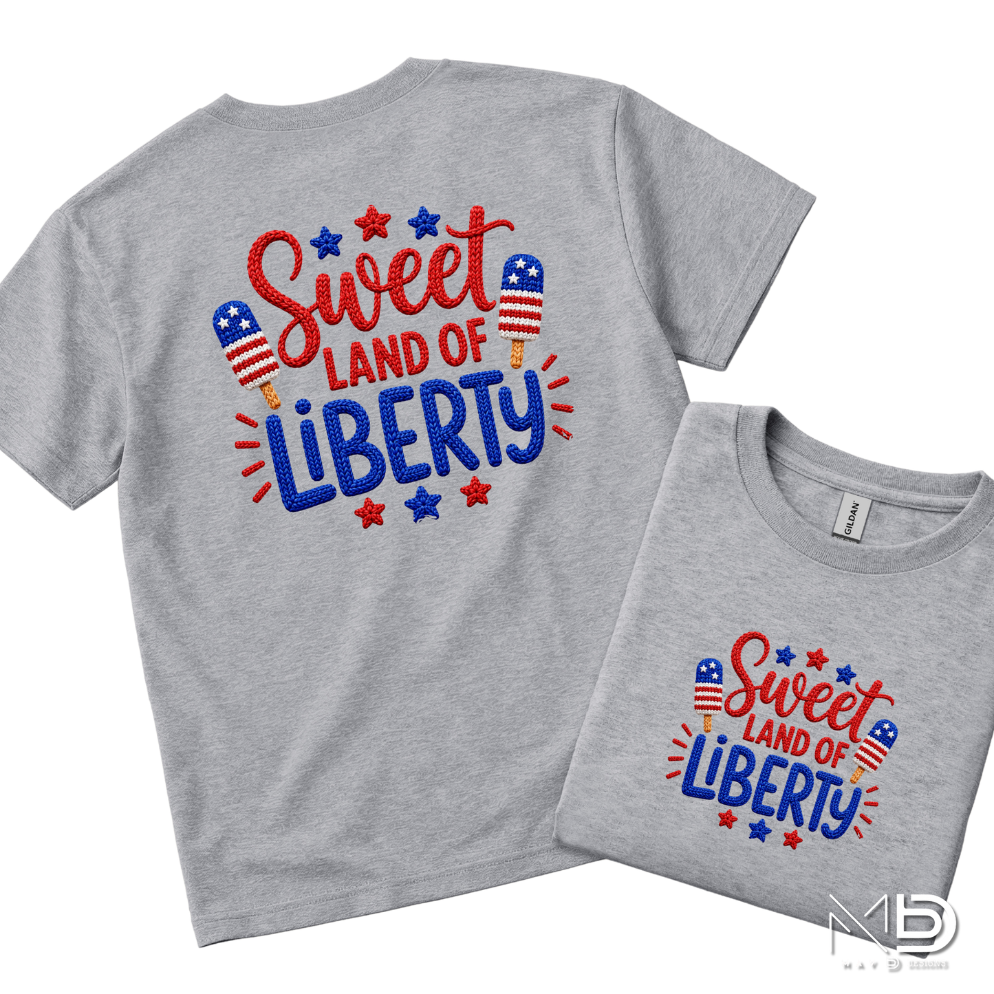 Sweet Land of Liberty Shirt | Patriotic Popsicle Fourth of July Tee