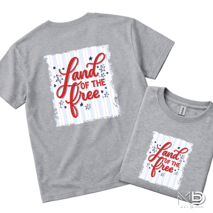 Land of the Free Shirt | Patriotic USA Graphic Tee