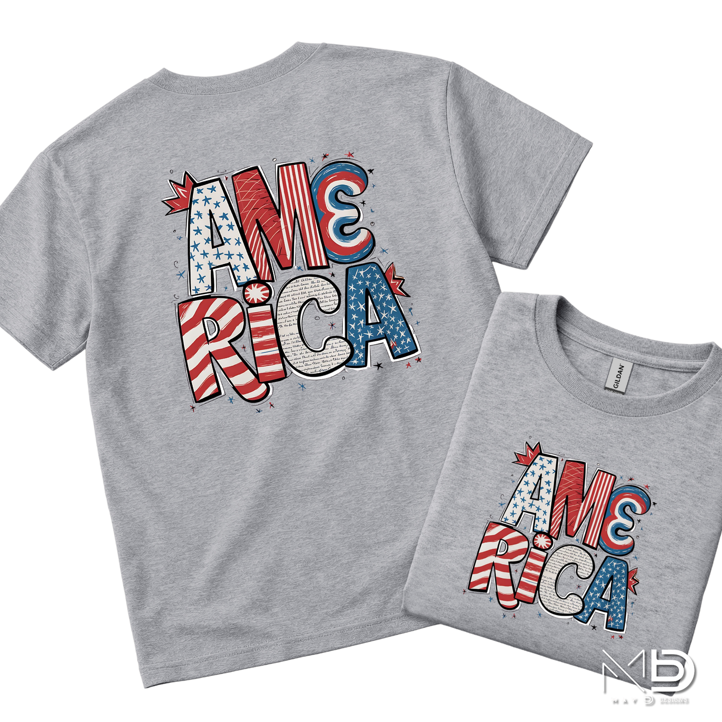 America Patriotic Shirt | Red White Blue USA Graphic Tee