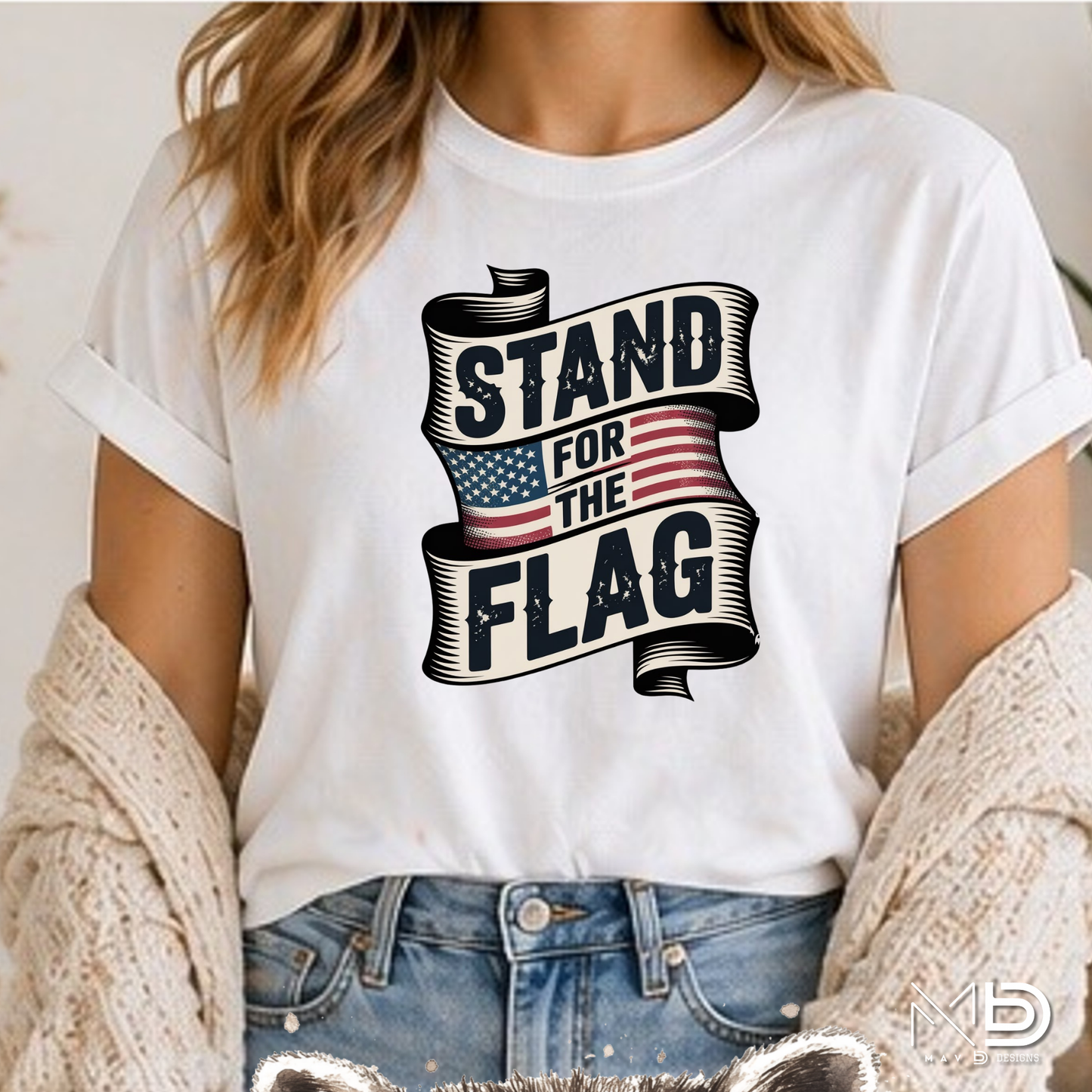 Patriotic Flag Shirt | Stand for the Flag American Pride Tee
