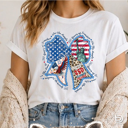 Patriotic Coquette America 250 Tee