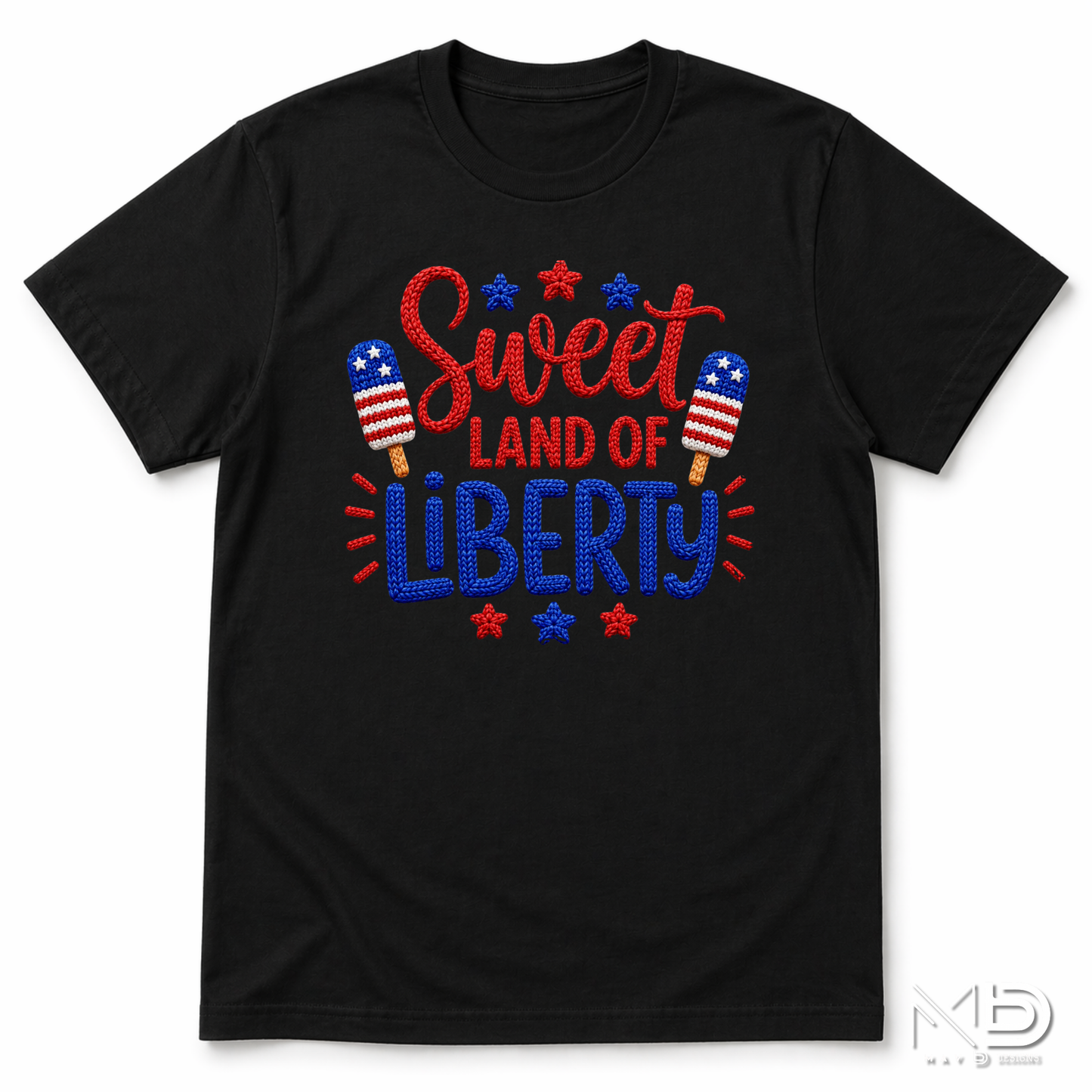 Sweet Land of Liberty Shirt | Patriotic Popsicle Fourth of July Tee