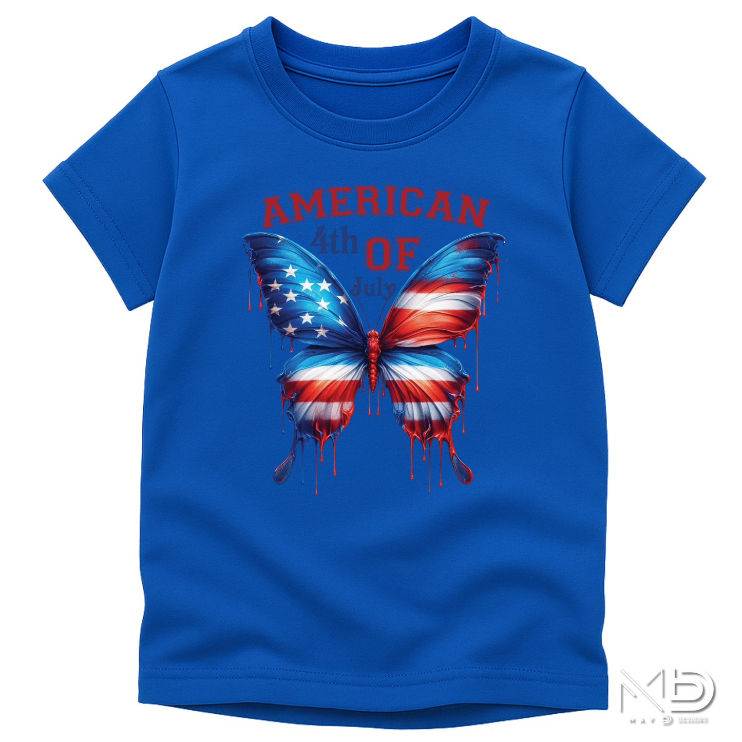 American 4th of July Butterfly Shirt | Patriotic Butterfly Graphic Tee