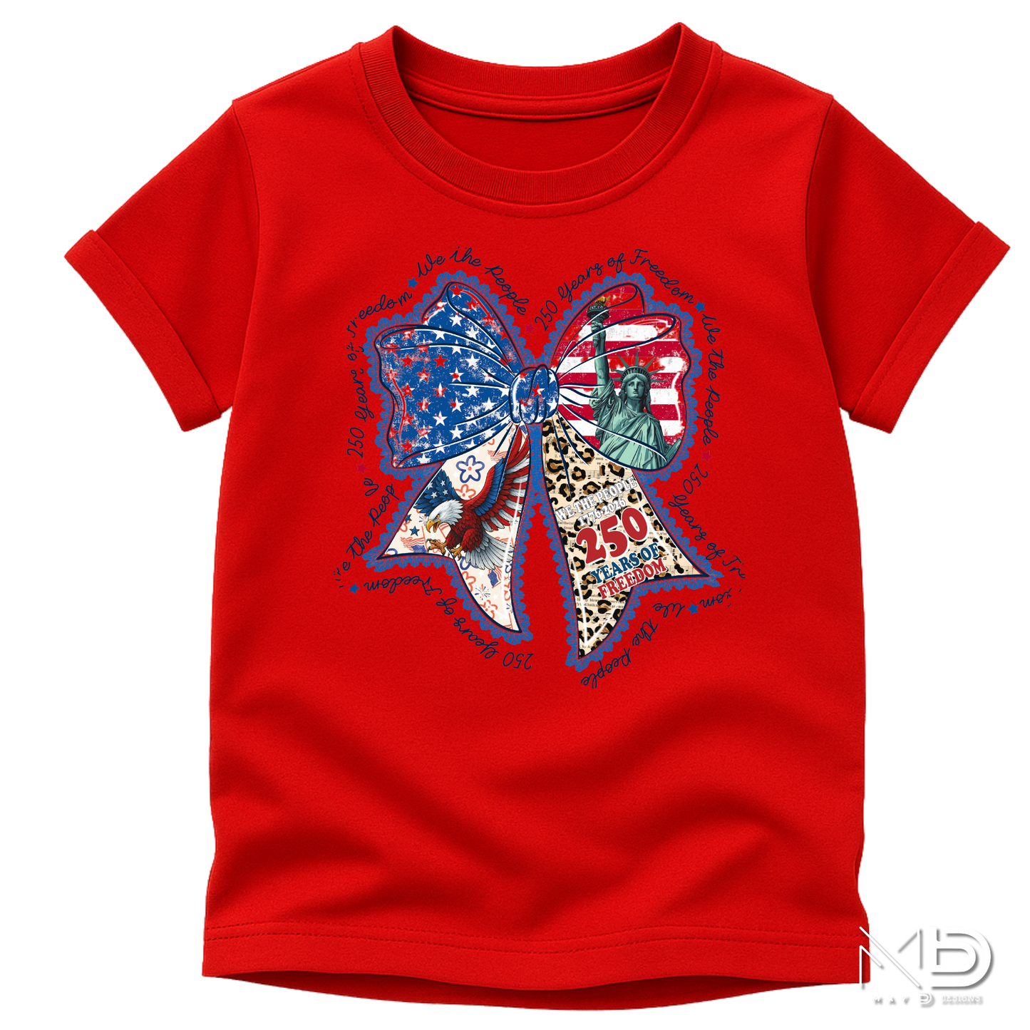Patriotic Coquette America 250 Tee