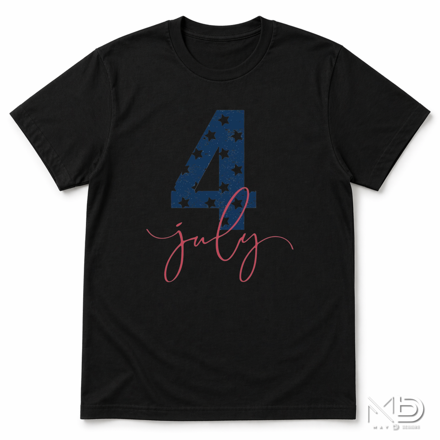 4th of July Shirt | Simple Patriotic Independence Day Graphic Tee
