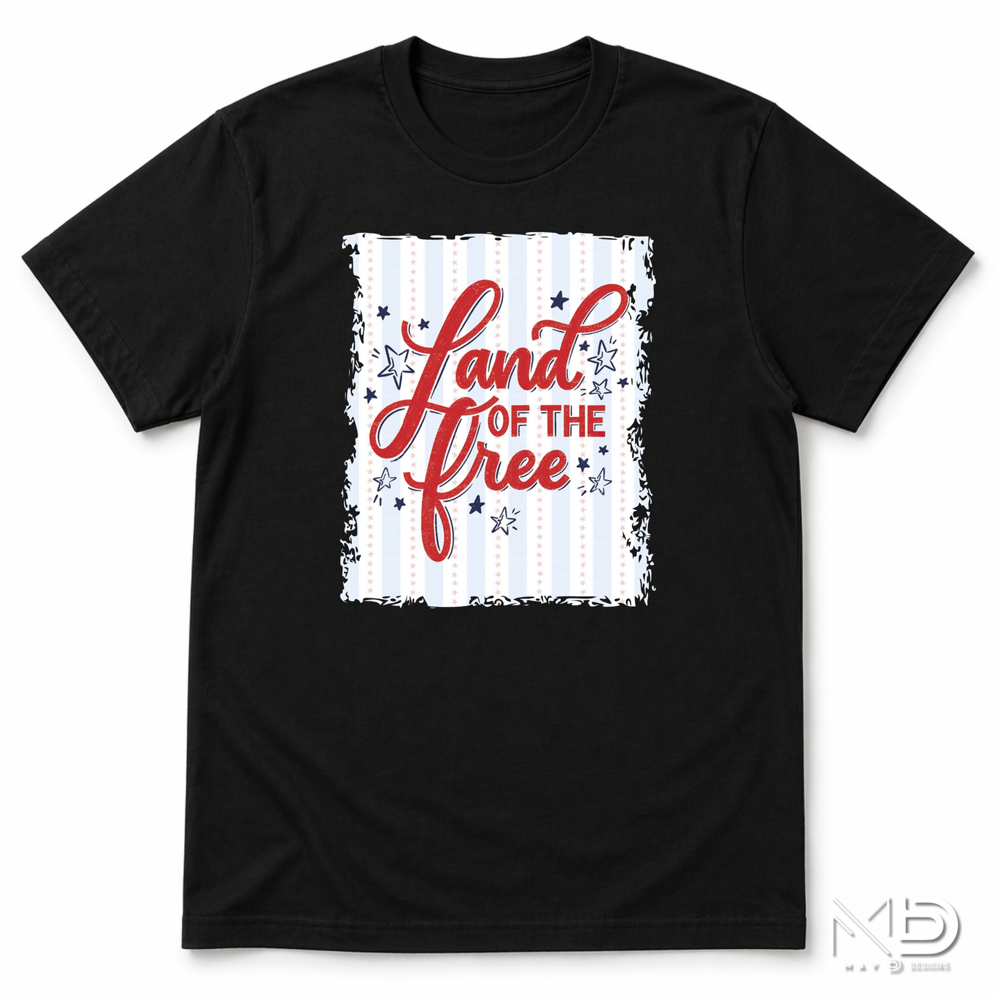 Land of the Free Shirt | Patriotic USA Graphic Tee