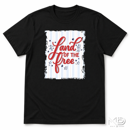 Land of the Free Shirt | Patriotic USA Graphic Tee