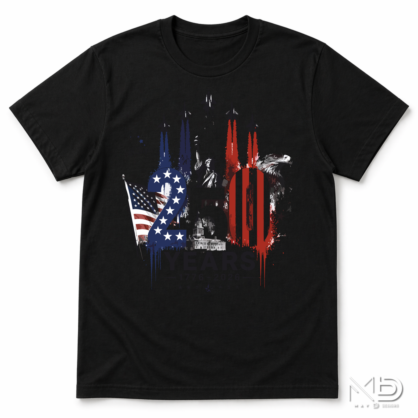 America 250 Years Patriotic Anniversary Shirt | 1776-2026 Semiquincentennial Tee