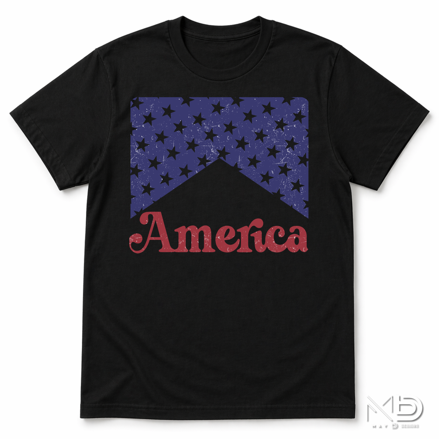 Vintage America Stars & Stripes Patriotic Shirt | Fourth of July Graphic Tee